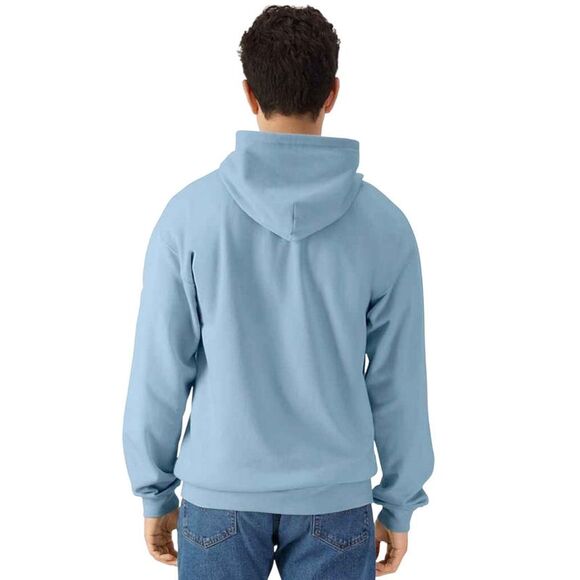 Gildan Mens Softstyle Midweight Full Zip Hoodie / Stone Blue